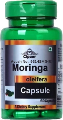 CIPZER Moringa Olifera 60 Capsule | Blood Sugar Management, Immunity & Stamina Booster(60 Capsules)