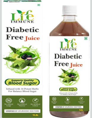 Life Immune Diabetic Sugar Balance Juice with Karela, Jamun, Neem and 14+ herbs(1000 ml)