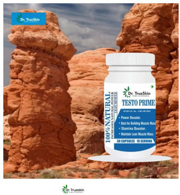 Dr.TrueSkin Testo Prime Capsules Improve Vitality & Physical Power(30 Capsules)