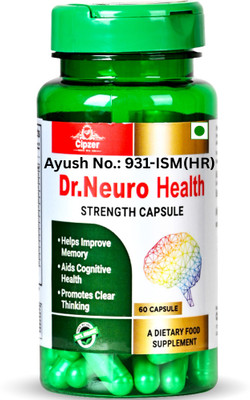 CIPZER Dr Neuro Health 60 Capsules | Nerve Support, Brain Function & Mental Clarity(60 Capsules)