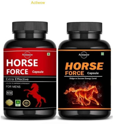 Horse Power Force Capsule Improves athletic combo performance T66(Pack of 2, 30 Capsules)