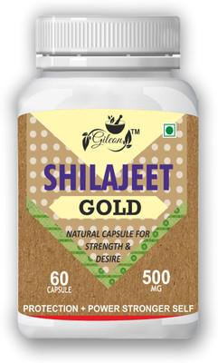 Gileon Natural Shilajit GOLD can Help in boosting Strength, Stamina For Women & Men(60 Capsules)