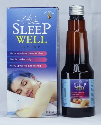 DEE INDIA HERBALS Sleep Well Syrup (225 ml) Combo Pack of 2(Pack of 2)