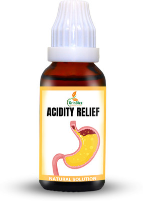 grinbizz Acidity Relief Drop Helps in Bloating/Gastric Pain/Indigestion/Digestive Care(30 ml)