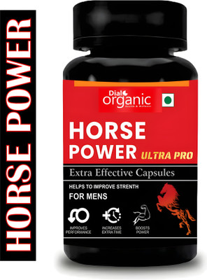 dial organic Horse power for men xtra power & josh | Stamina booster, energy 30 capsule(30 Capsules)