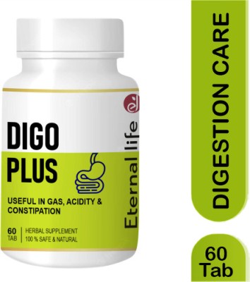 Eternal life Digo Plus-Improve your Digestive with Pure Ayurvedic ingredients (60 Tab)