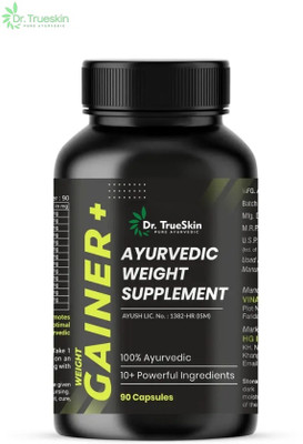 Dr.TrueSkin Weight Gainer+ Capsules Herbal Power Reinforcer(90 Capsules)