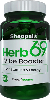 Sheopals Herb69 Vibe Booster Capsules For Men(60 Capsules)