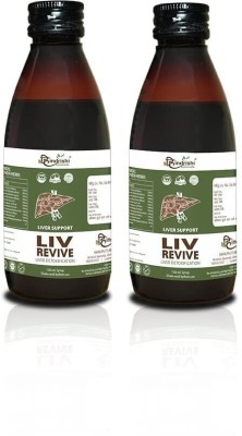 Hindrishi Ayurveda Liv-Revive Syrup, Complete Liver Detox, Supports Liver Health - 150ml, Pack of 2(Pack of 2)