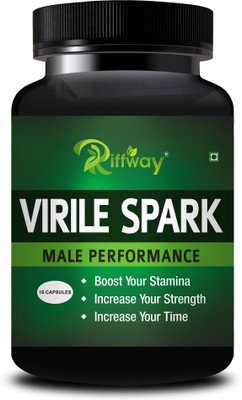 Riffway Virile Spark _ Herbal Formula Stamina Capsule For Better Strength(15 Capsules)