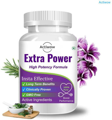 ACTIWOW Extra Power Capsules - Stronger Every Morning(30 Capsules)