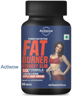 ACTIWOW Fat Burner Tablets for Weight Loss & Healthy Energy LevelsY01(60 Tablets)