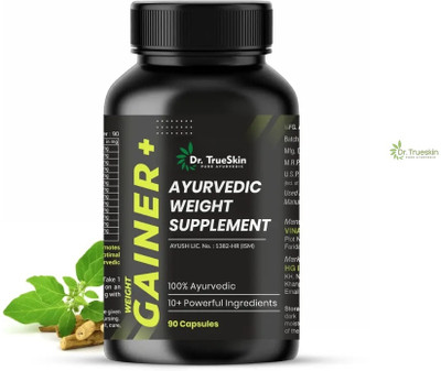 Dr.TrueSkin Weight Gainer+ Capsules for Herbal Energy Balance 90CAPS(90 Capsules)