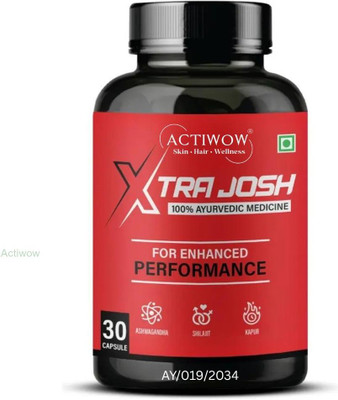 ACTIWOW Xtra Josh Capsules - Maximum Male Recharge(30 Capsules)