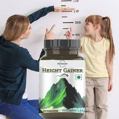 ACTIWOW Height Gainer Capsules for Male and Female Height Enhancement(30 Capsules)