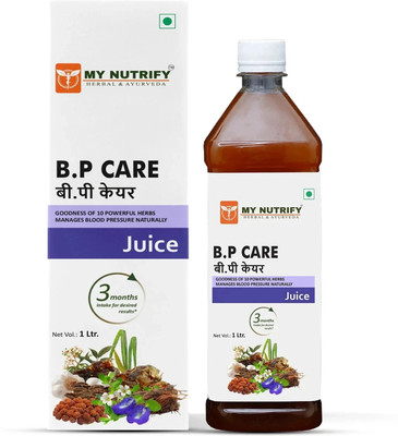 My Nutrify Herbal & Ayurveda's BP Care Juice - 1L | Naturally Supports Blood Pressure |(1 L)