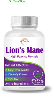 Dr.TrueSkin Lion's Mane Capsule Herbal Power for Vitality(30 Capsules)