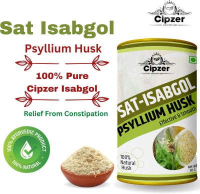 CIPZER Sat Isabgol Powder 50gm | Helps to Improve Digestive Health
