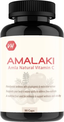 Vitaminhaat Amalaki Amla Extract Capsules - Natural Vitamin C Supplement(750 mg)