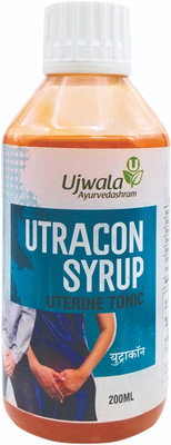 UJWALA AYURVEDASHRAM Utracon Syrup Urinary Track Infection,Vaginal infection,Helps Bladder function(200 ml)