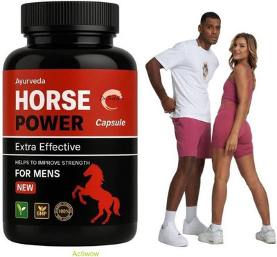 Dr.TrueSkin Horse Power Capsules Male Max Strength Potency Support D59(30 Capsules)