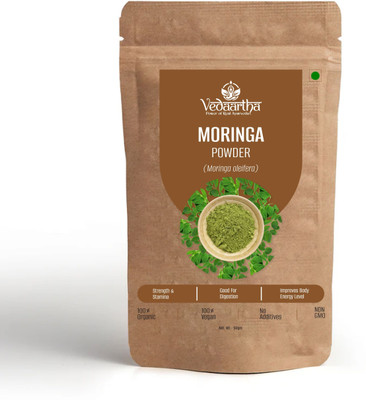 Vedaartha Organic Moringa Leaf Powder For Weight Loss, Powerful Vitamins(50 g)