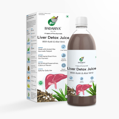 Badariya Liver Detox Juice | Ayurvedic Herbal Tonic, Digestion & Immunity Booster(1 L)