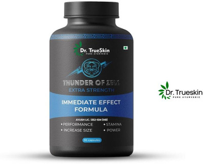 Dr.TrueSkin Thunder Of Zeus for stamina daily energy boost(30 Capsules)