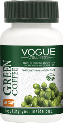 Vogue Wellness Green Coffee Capsules for Weight Loss, Weight Management & Fat Burner(60 Capsules)