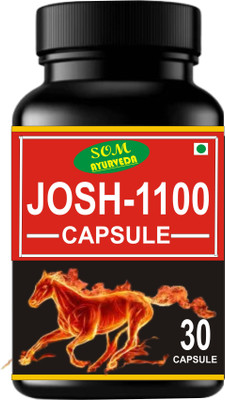 SOM AYURVEDA josh 1100 capsule stamina and strenght(30 Capsules)