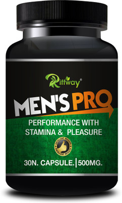 Riffway Mens Pro Stamina Booster Capsule Stamina Capsule For Better Strength(30 Capsules)