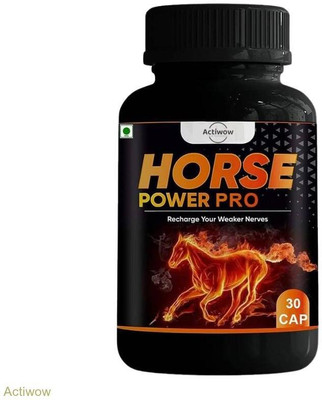 ACTIWOW Horse Power Pro Capsule Recharges energy & builds confidence JU8Q(30 Capsules)