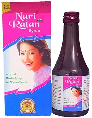 sanwaria Nari Ratan a Herbal Uterine Syrup Pack of 1X200ml with 2X10 Tab.d Growth(1 ml)