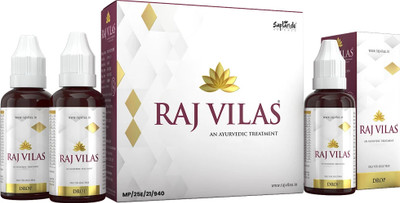Saptarishi Herbal Saptarishi Raj Vilas Drops with Shilajit for Strength & Immunity 90 ml Pack of 3(Pack of 3, 90 ml)