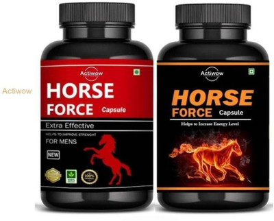 ACTIWOW Horse Force Capsule Supercharge your performance Row 01 B02(30 Capsules)