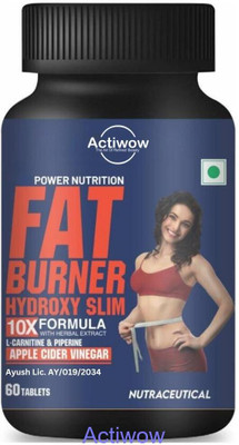 ACTIWOW Fat Burner Tablets with MCT Oil for Fast Fat BurningY01(60 Tablets)