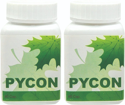 UJWALA AYURVEDASHRAM Pycon piles capsule, For Hemorrhoids & Rectum Prolapsing, Herbal medicine(Pack of 2, 120 Capsules)