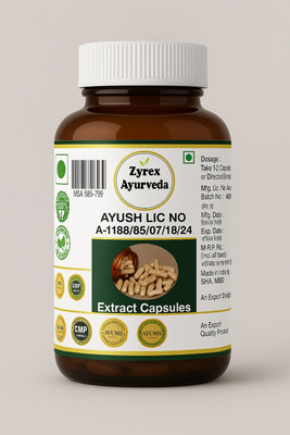 ZYREX Organic Hawthorn Berry Extract Capsules Pack of 60 Capsules.(Pack of 60, 60 Capsules)