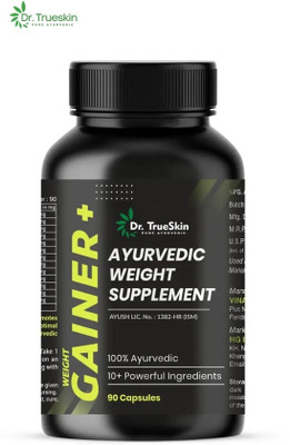 Dr.TrueSkin Weight Gainer+ Capsules for Daily Power Support(90 Capsules)