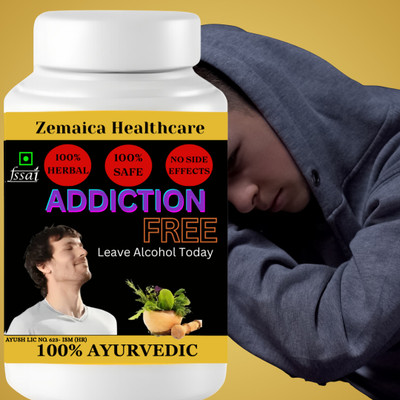 Zemaica Healthcare Addiction Free Powder Pure Herbal Powder for Addiction Relief(100 g)