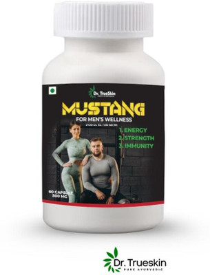 Dr.TrueSkin Mustang Herbal Men’s Daily Vitality Plus 60 Capsules(60 Capsules)