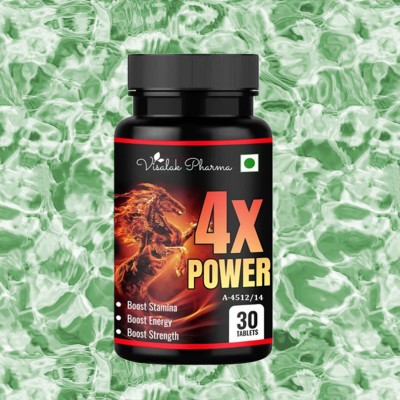 visalak pharma 4X Power Capsules | Boo-st Men Energy & Stamina