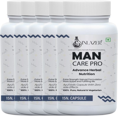 inlazer Man Care Health Power Capsule For Men \ Good For Immunity & Ensuring Powerful(Pack of 5)