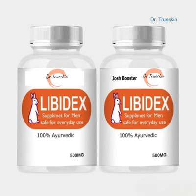 Dr.trueskin Libidex Capsules - Natural Energy Formula for Men’s Vitality PS Plant-Based Protein(60 Capsules, NO FLAVOR)