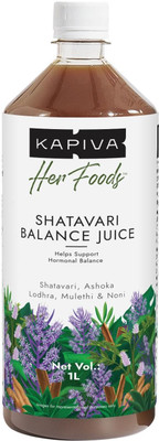 Kapiva Shatavari Balance Juice | Helps Maintain Hormonal Balance |Non-Hormonal, Natural(1 L)