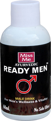 Miss Me Ayurvedic Ready Men shots for male wellness, Stamina, Vitality Paan Flavour(60 ml)