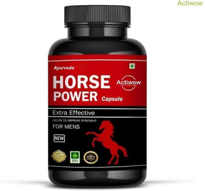 ACTIWOW Horse Power Capsule Recharges energy & confidence PowerD28(30 Capsules)