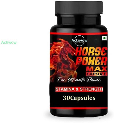 Horse Power Max Capsules Support Daily Vitality & Passion Naturally X09(30 Capsules)