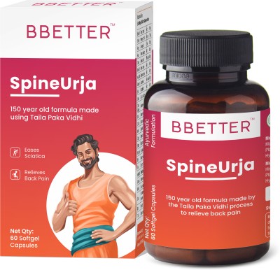 BBETTER SpineUrja-Low Back Pain Relief & Sciatica Relief|Made by Taila Paka Vidhi method