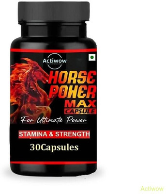 Horse Power Max Capsules Ayurveda-Based Confidence & Energy Capsules S56(30 Capsules)